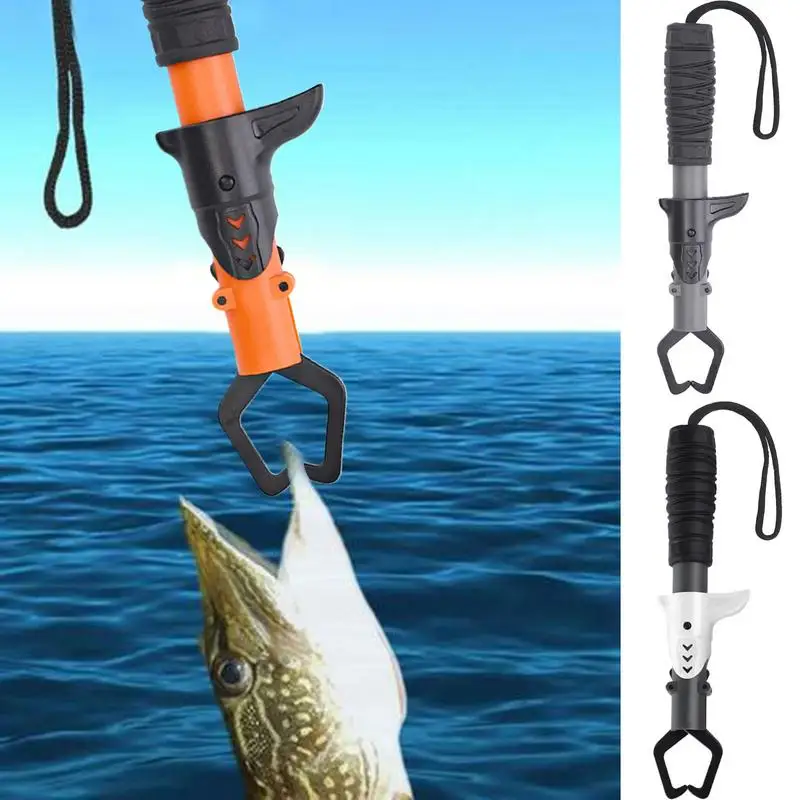 Fish Grabber Clip Fish Control Tackle Sturdy Fish Holder Fish Control Tackle Fish Grabber Non-Slip Comfortable Grip For Fishing