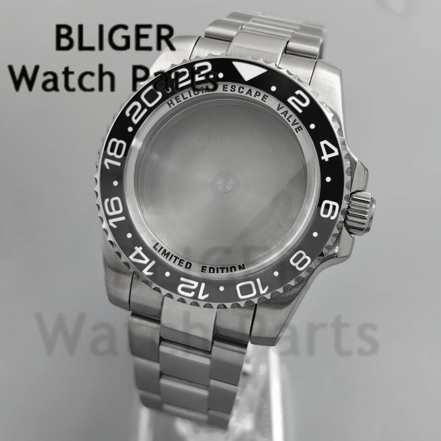 

Водонепроницаемый корпус для часов Steel Diver, черный, серый, с вставкой GMT, для механизмов NH34, NH35, NH36, NH38, NH70, NH72, стальной браслет.