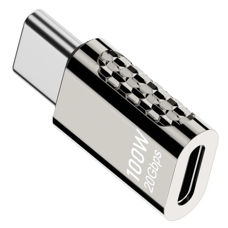 1 Stück Typ-C-Multifunktion adapter Typ-C-Buchse zu Typ-C-Stecker adapter 20 Gbit/s Schnelllade-Audio-Video-Übertragungs adapter