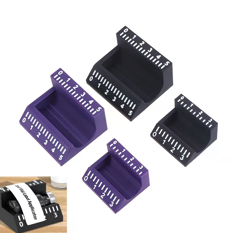 1/2Pcs PET 3ml/10ml Vial Label Applicator Easy Alignment Precise Application Sticker Alignment Tool Time-Saving Reusable