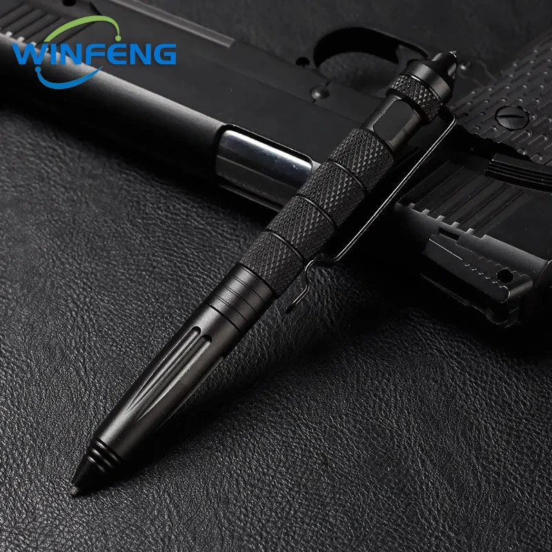 High Quality Tactical Pen Self Defense EDC Tools School Student Office Ballpoint Pens Emergency Glass Breaker Survival Kit