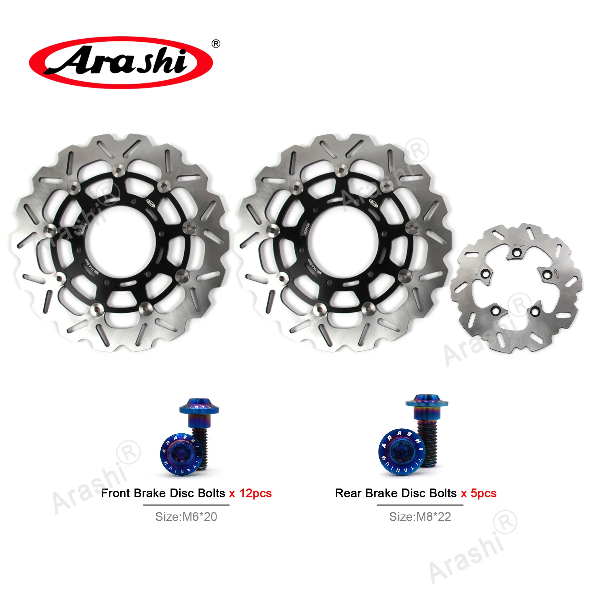 

Arashi Brake Disc Bolt Set For SUZUKI GSXR GSX-R 1000 2009 - 2015 CNC Floating Front Rear Rotors GSXR1000 2010 2011 2012 2013