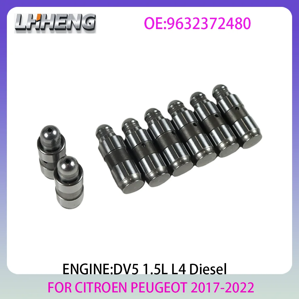 DV5 Engine valve lifters for CITROEN DS FIAT OPEL PEUGEOT VAUXHALL 1.5L 1.5 L T L4 Diesel 17-22 3553621 1692287080 9632372480