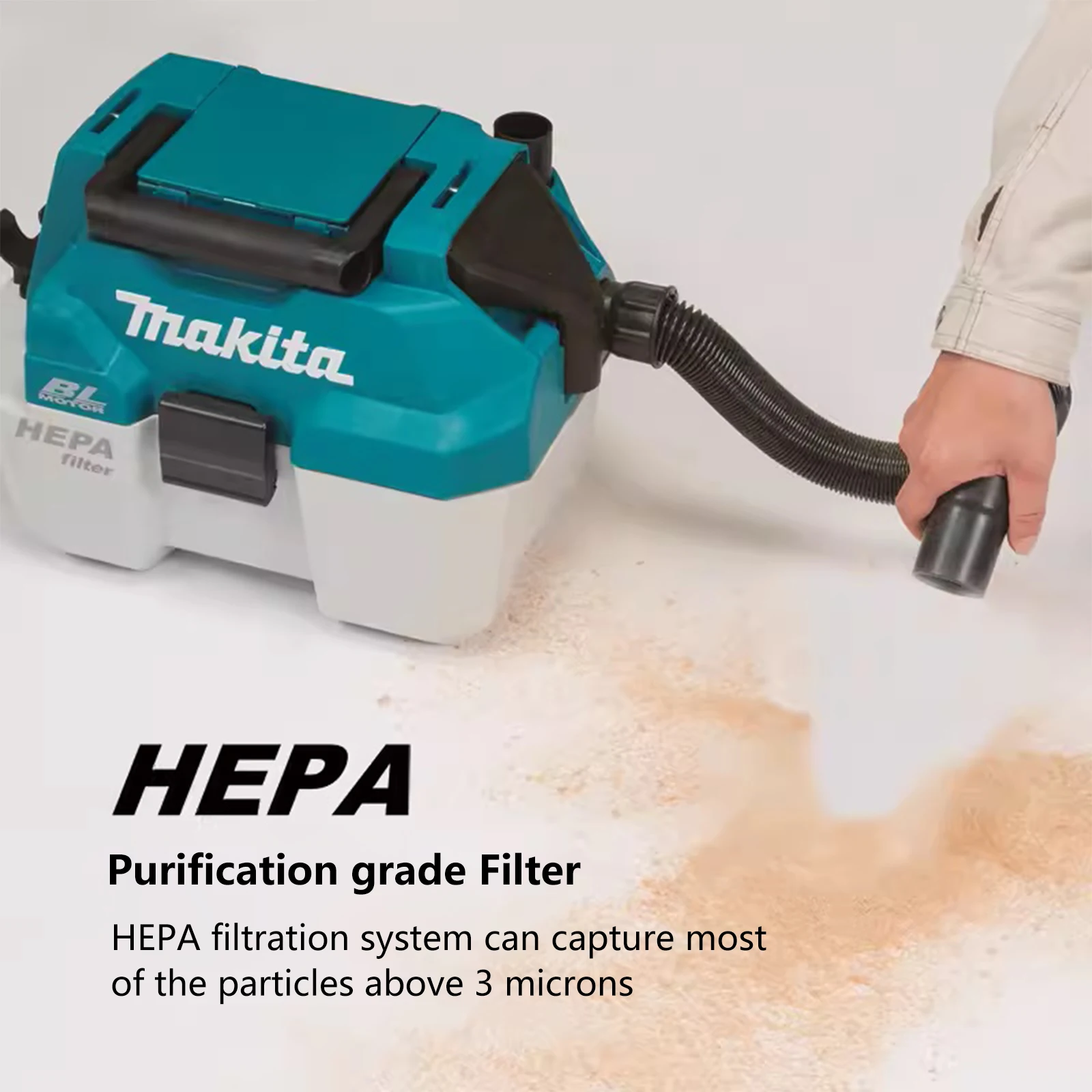 Imagem -06 - Filtro Makita-hepa para Aspirador Industrial Peças de Cartucho de Filtro para Uso Doméstico Filtro de Grau sem Escova Dvc750 Novo