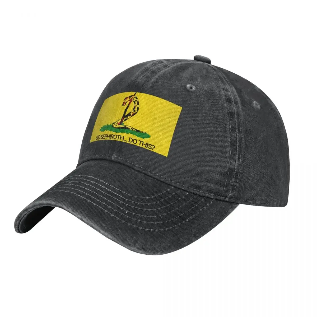 

Did Sephiroth Do This Gadsden Flag Cowboy Hat Sunhat Anime Hat Visor Sun Hat For Children Female Men's