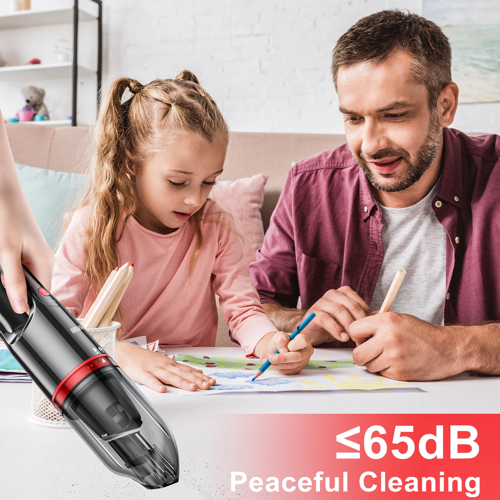 دعم المحمولة السائل النظيف الرطب والجاف يده اللاسلكية 8000Pa السيارات فراغ عالية الطاقة مكنسة كهربائية للمنزل سيارة الحيوانات الأليفة