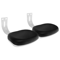 2pcs Children Backrest Seat Electric Bike Scooter Cushioned Kids Motorcycle Universal Rear Rest Pad Comfortable Durability