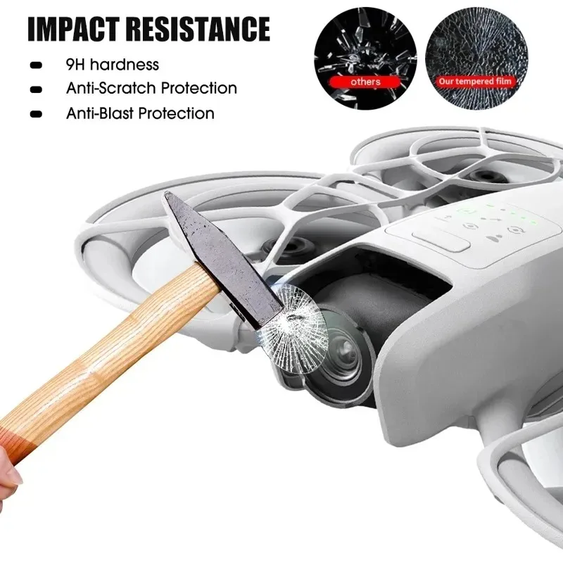 10/1PCS Tempered Glass Camera Lens Protectors for DJI Neo 2 Drone Camera Anti-Scratch Lens Films for DJI Neo Drone Accessories