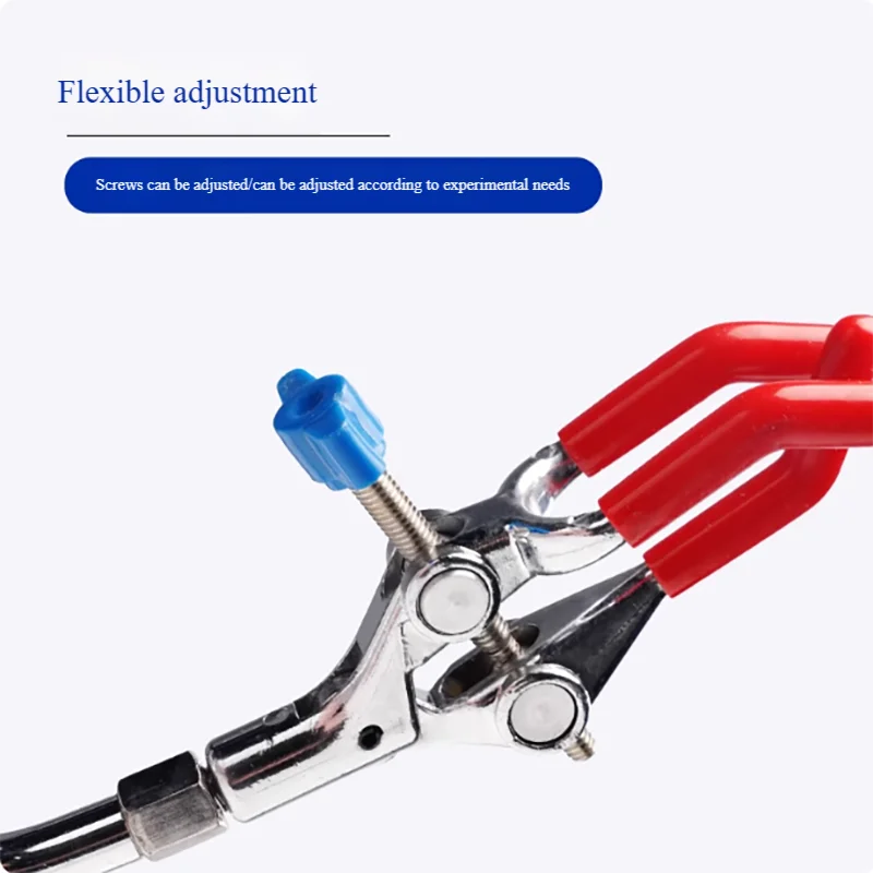 Braçadeira de ângulo reto, ajuste único, ajuste duplo, ângulo reto, três mandíbulas, braçadeira de laboratório