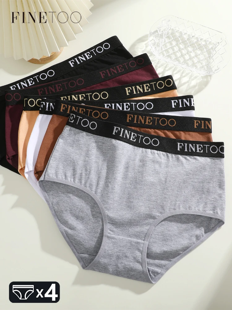 4 Teile/satz frauen Baumwolle Mittlere Taille Slips Nahtlose Plus Größe Höschen Atmungsaktive Stretchy Unterwäsche Weibliche Weiche Dessous S-XXL