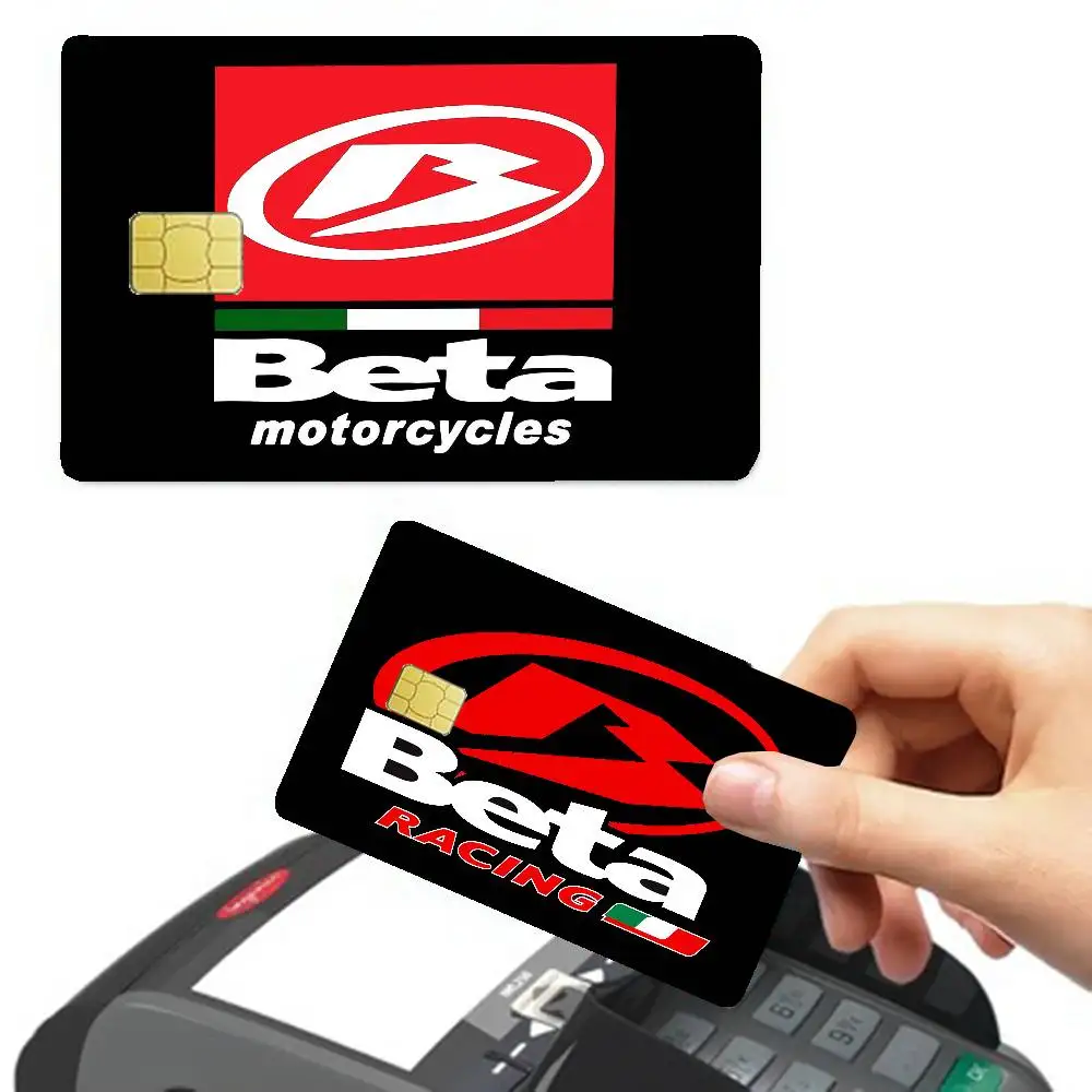 B-Beta Racing Credit Card Skin Stickers No Adhesive Residue Water Proof for VISA Credit Card Subway Access Card