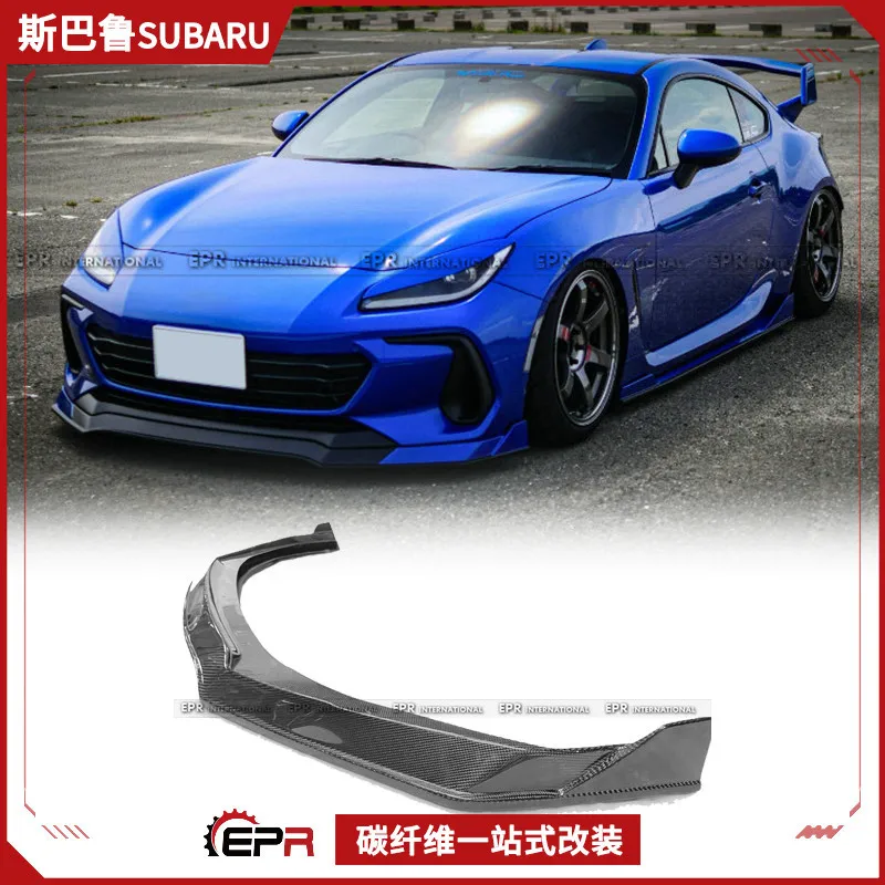 

Для Subaru BRZ ZD8 углеродное волокно RS передняя губа передняя лопата для губ подбородок модификация лопаты
