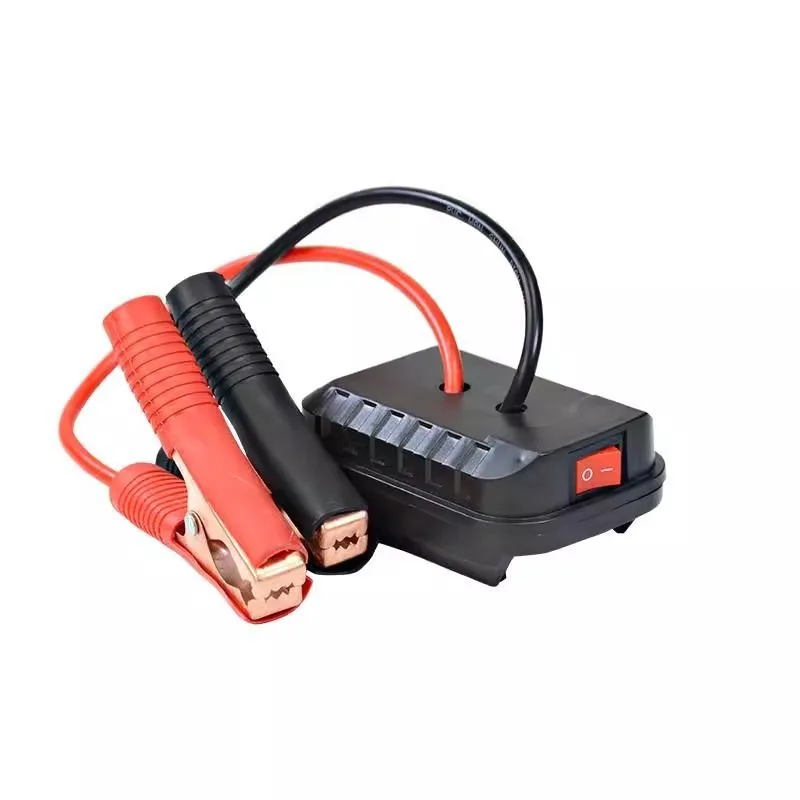 1PCS 2 USB for Makita Lithium Battery Booster Cable Adapte Electric Wrench/Hammer Car Emergency Start Power Igniter Jump Starter