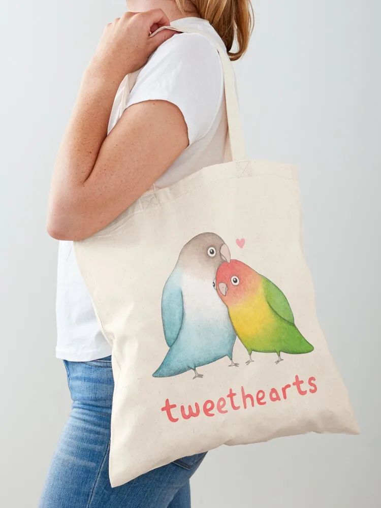 

Сумка-тоут Tweethearts для женщин, пляжная сумка, сумка для покупок