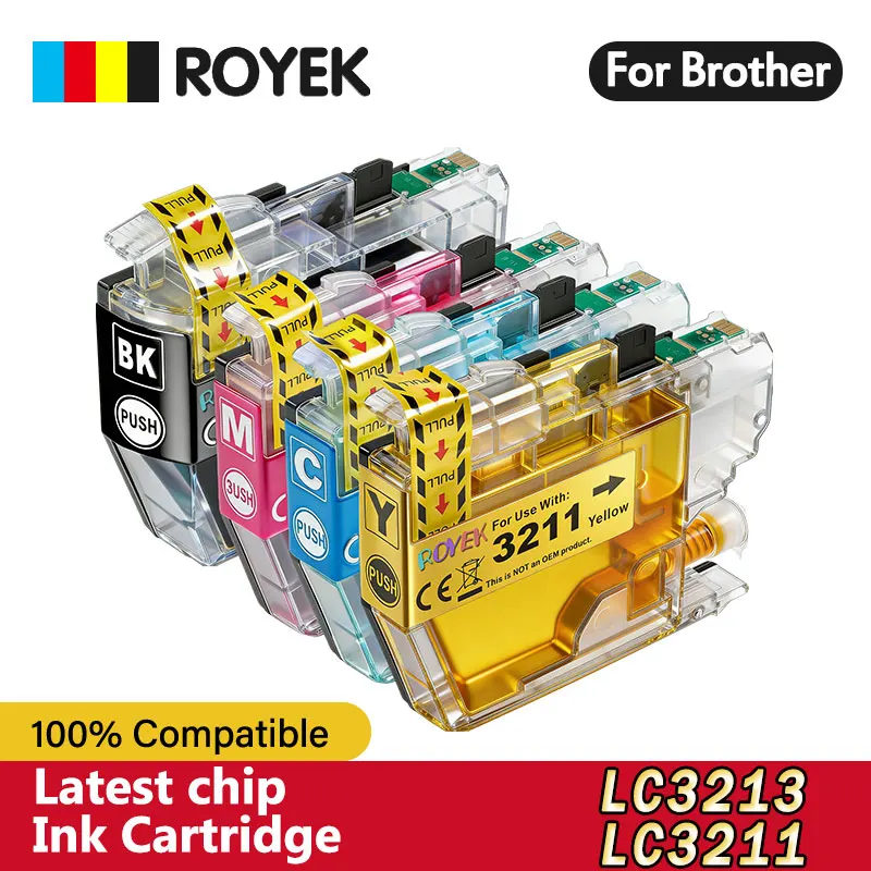

LC3211 LC3213 Ink Cartridge For Brother LC 3213 3211 XL Compatible DCP-J572DW DCP-J772DW DCP-J774DW MFC-J491DW J497 Printer