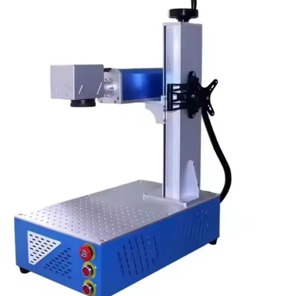 Fiber Marking & Engraving Machine with AI for Plastic Metal Nameplate Coding