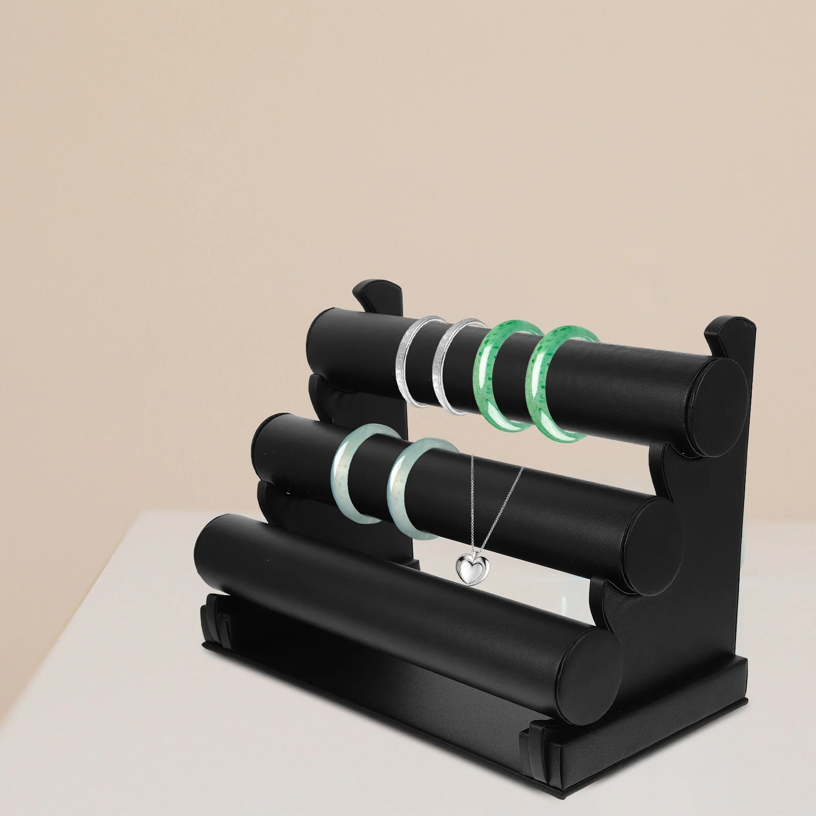 

Desktop 3 Tier Bracelet Display Stand Detachable Watch Holder Smooth Surface Stable Non Slip Base Jewelry Organizer Rack