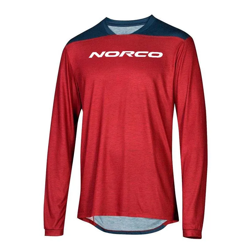 Camiseta norco para bicicleta de montaña, camiseta de ciclismo para hombre, camiseta transpirable para enduro, camiseta para motocicleta DH de cross-country