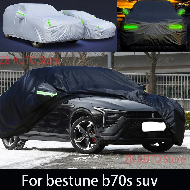 

For bestune b70s suv Outdoor Protection Full Car Covers Snow Cover Sunshade Waterproof Dustproof Exterior Car accessories