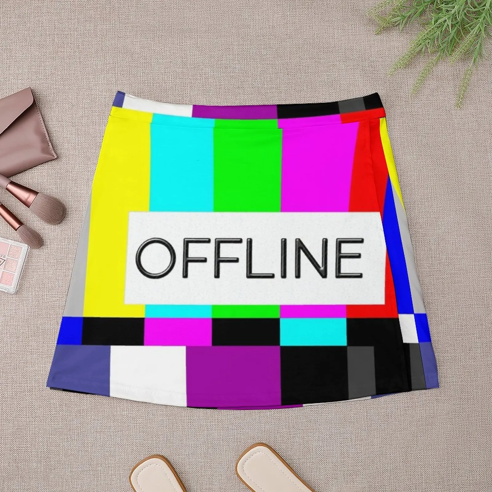 OFLLINE Mini Skirt rave outfits for women girls skirt new in clothes fairy grunge Mini Skirt