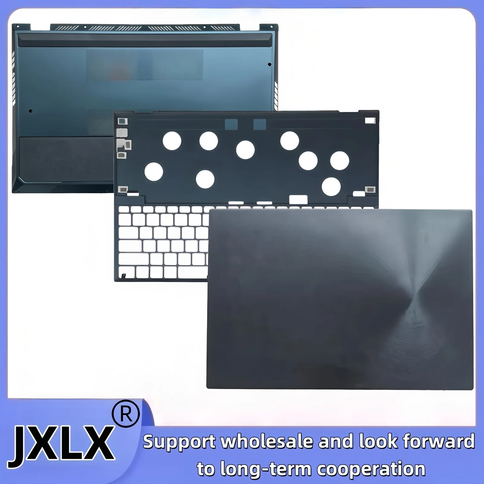 JXLX® New for ASUS X2 Pro UX5000F UX581 UX581L UX581F Laptop LCD Back Cover 13N1-9FA0401 Upper Case Palmrest Cover/Bottom Base