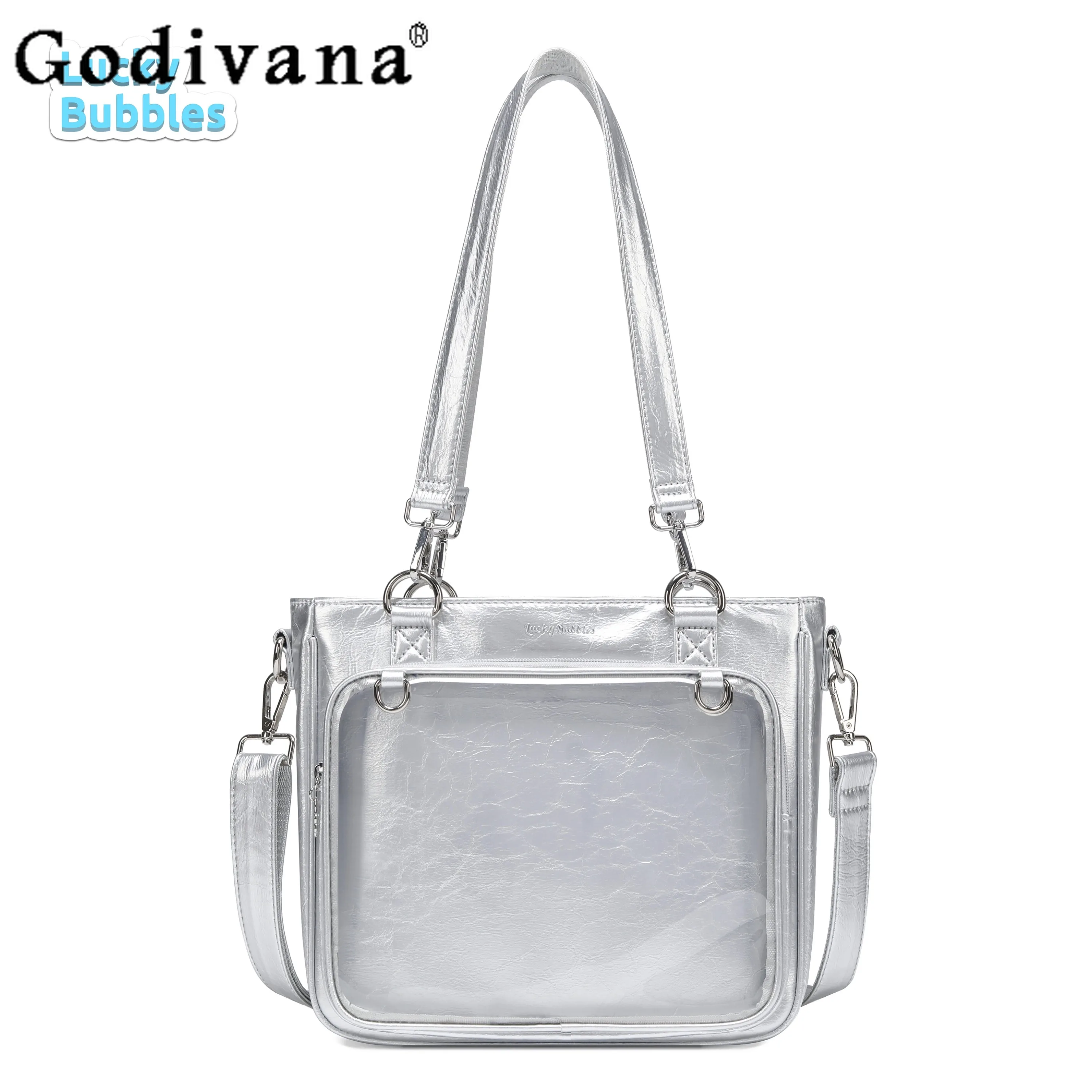 كلية نمط اليابانية الأصلية لوليتا النايلون الألم حقيبة سعة كبيرة لطيف دمية أكياس عادية تنوعا الكتف حقيبة كروسبودي #1