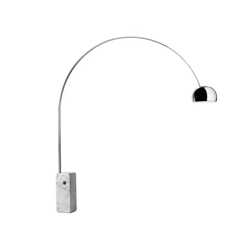 

Italian fishing floor lamp designer villa marble living room sofa model room floor lamp