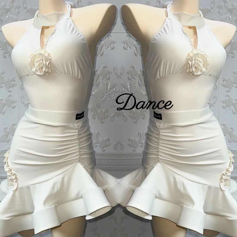 Adultes Chacha danse latine vêtements femmes danse latine cantonnière Costume femme Rumba salle de bal danse formation costumes SL12628