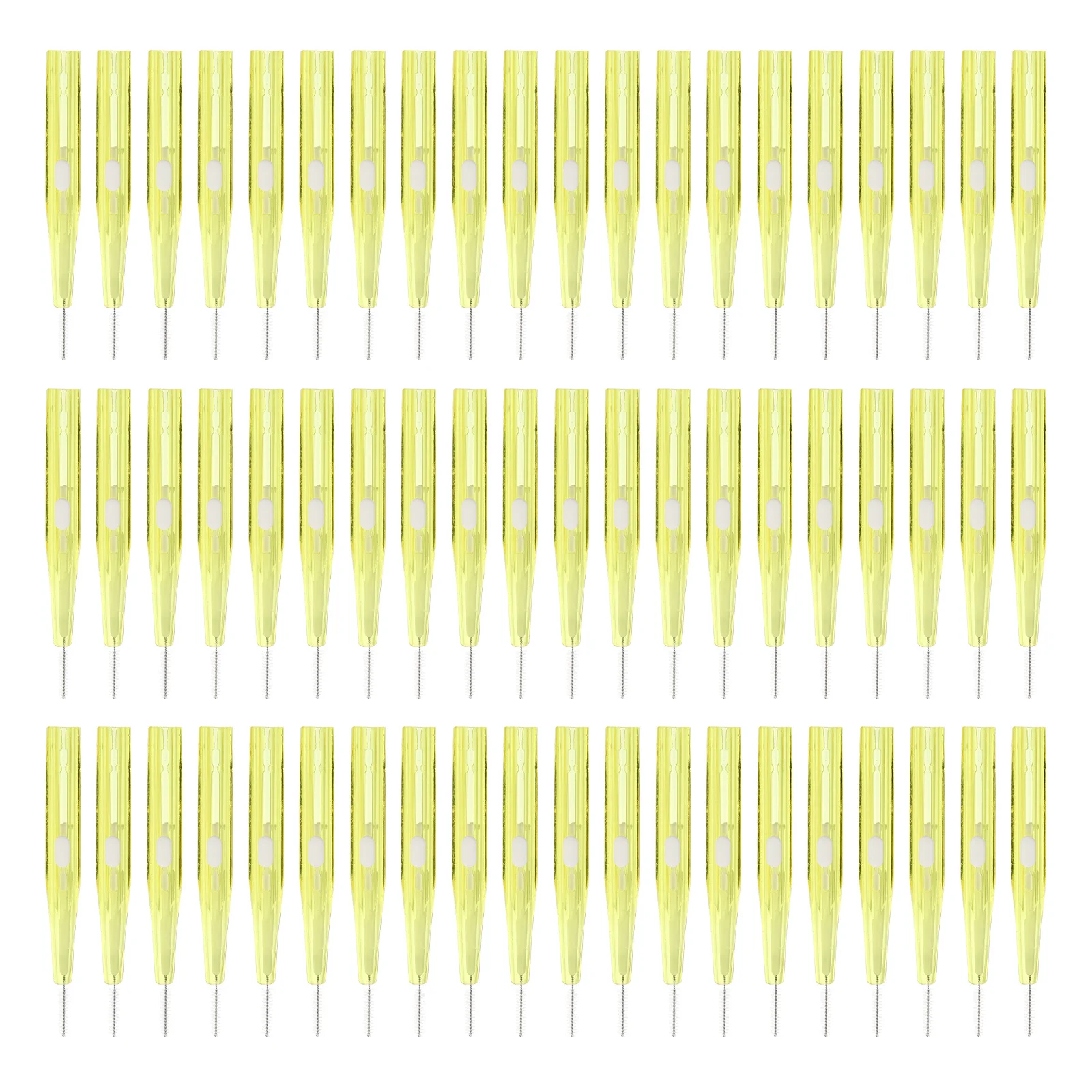 Zestaw szczoteczek międzyzębowych 60 sztuk, głębokie czyszczenie, włosie do trudno dostępnych miejsc, walka z próchnicą, zapaleniem dziąseł, narzędzie do higieny jamy ustnej, do zębów.