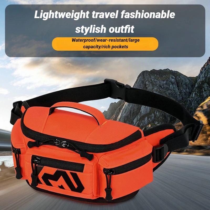 

Outdoor cycling waist bag travel large capacity multi-purpose single shoulder diagonal cross bag hiking tactical chest bag