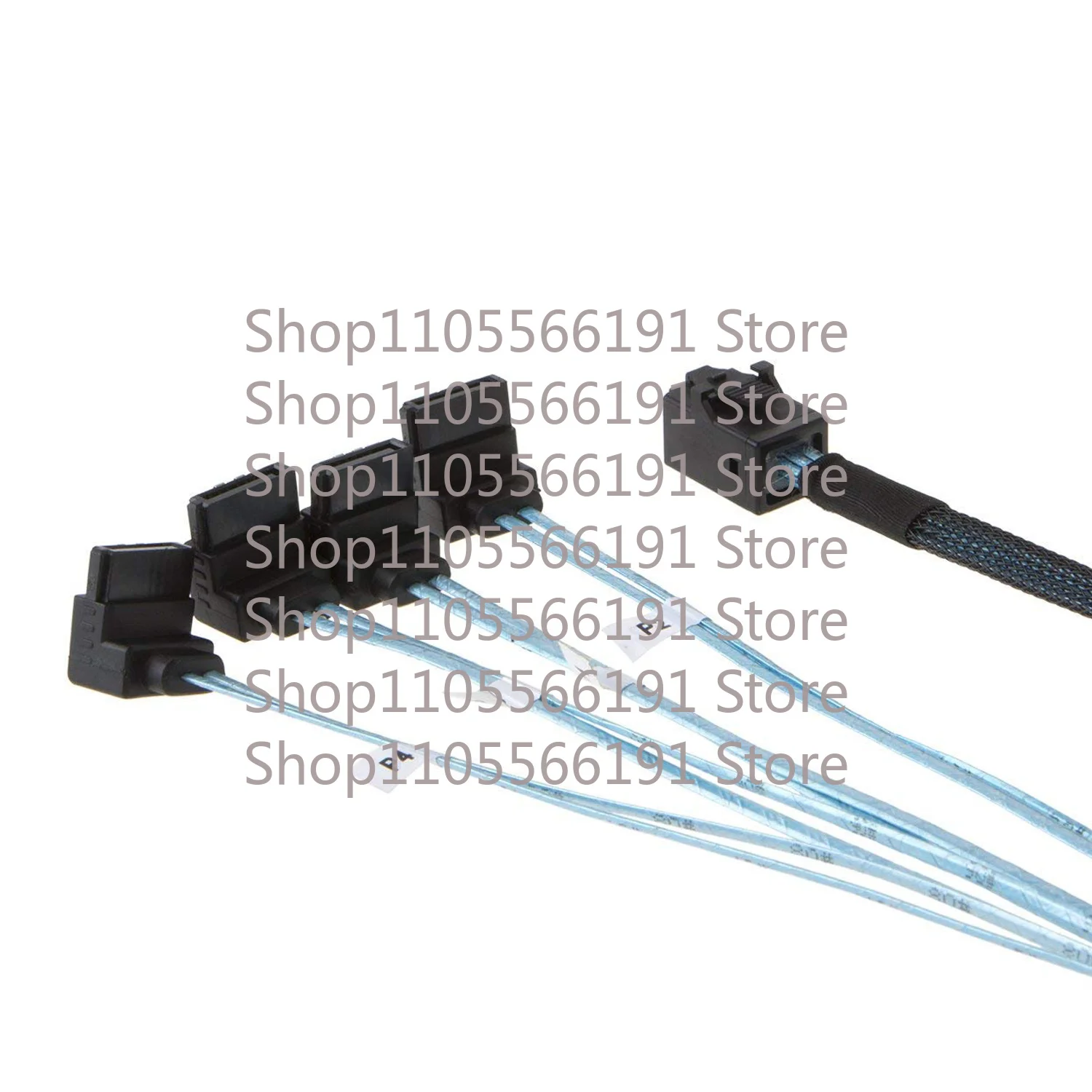 SFF-8643 to 4 SATA Cable, Mini  HD to 4x SATA Forward Breakout Cable, Reverse SFF-8643 to SATA Cable for  Backplane  Card