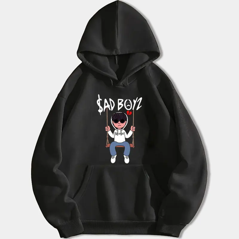 Junior H Sad Boys Hip Hop Hoody Harajuku Girls Fancy Music Gift Fashion Hoodie Trending Comfortable Loose Casual Sweatshirt