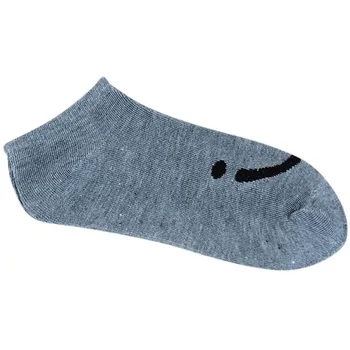 USU-KY-Meias de algodão macio invisível feminino, gato dos desenhos animados, animal