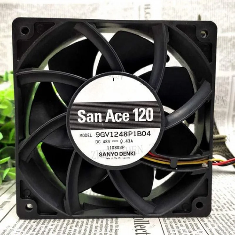 

Y 1PC New 9GV1248P1B04 For SANYO San Ace120 48V 0.43A cooling fan # QW.