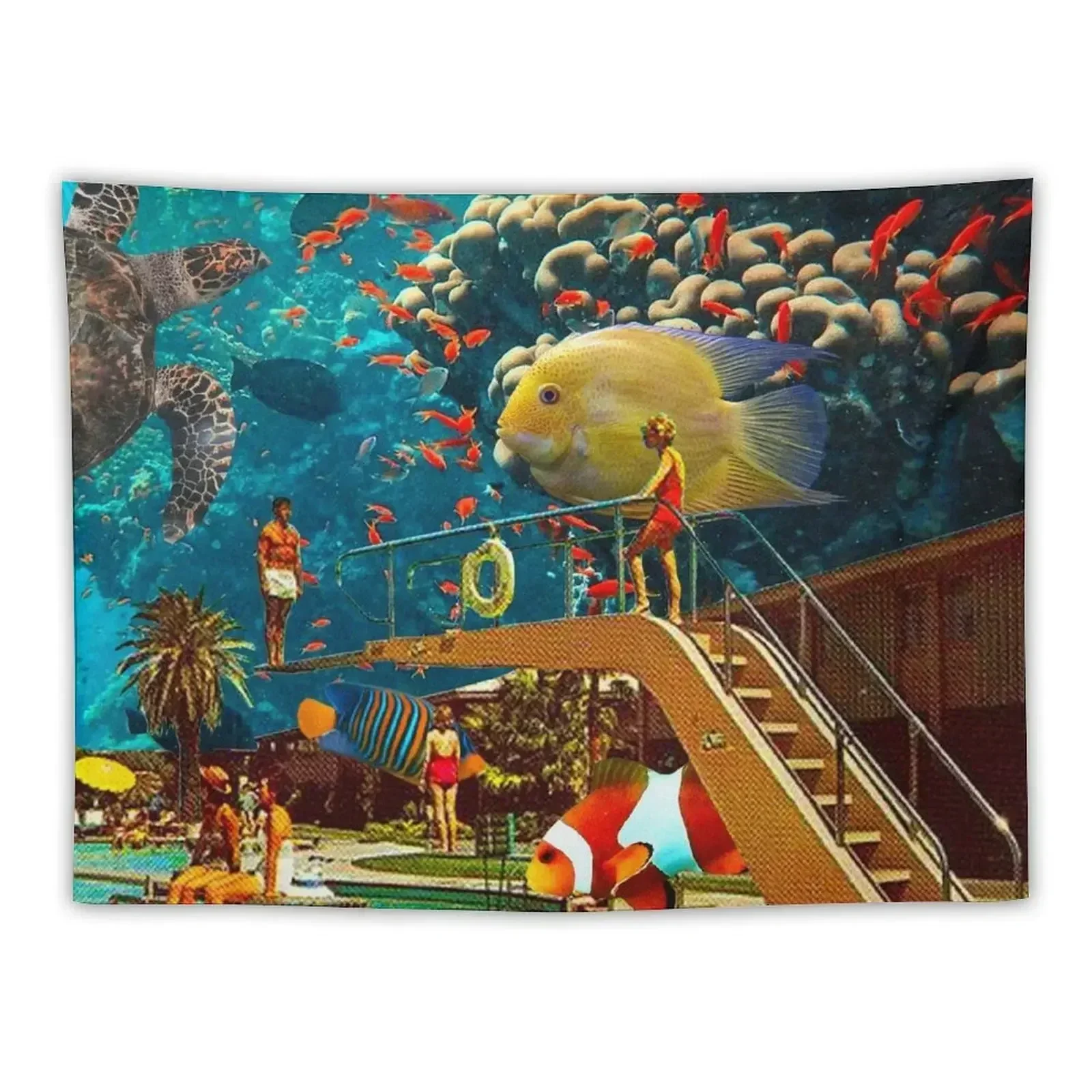 

Under Water Motel Tapestry Decorative Wall Aesthetic Decoration Tapestry