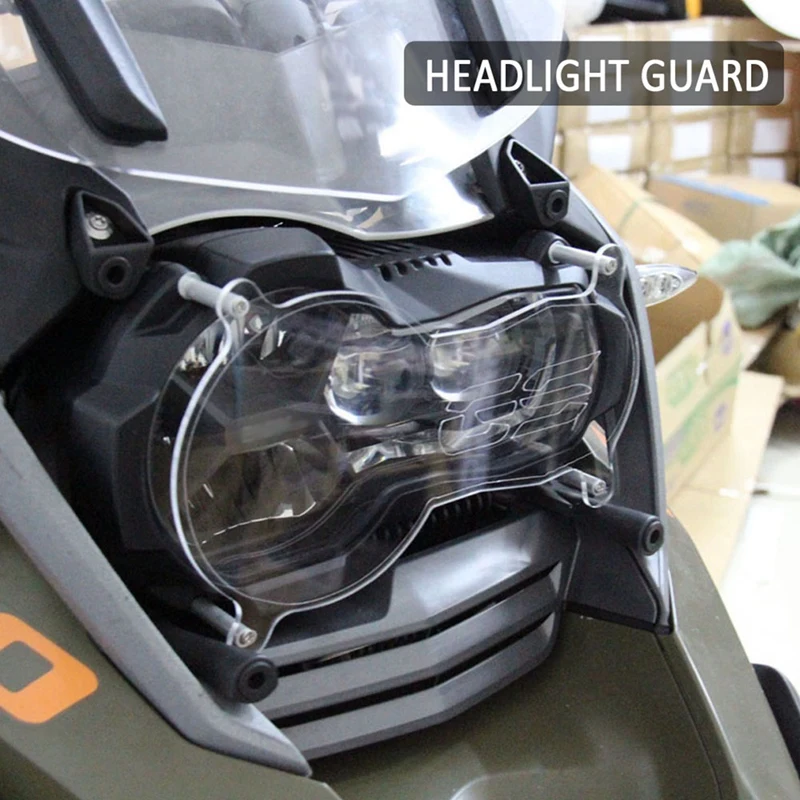 Motorcycle Headlight Protector Guard Lense Cover Accessories For BMW R1250GS ADV 2021 R1200GS ADV LC 2013-2020