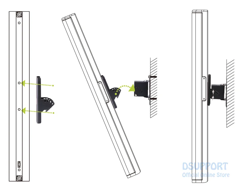 (1 زوج = 2 قطعة) GU40L جودة عالية العالمي المحيطي المتكلم جدار جبل قوس الدورية المتكلم شماعات تحميل 40 كجم