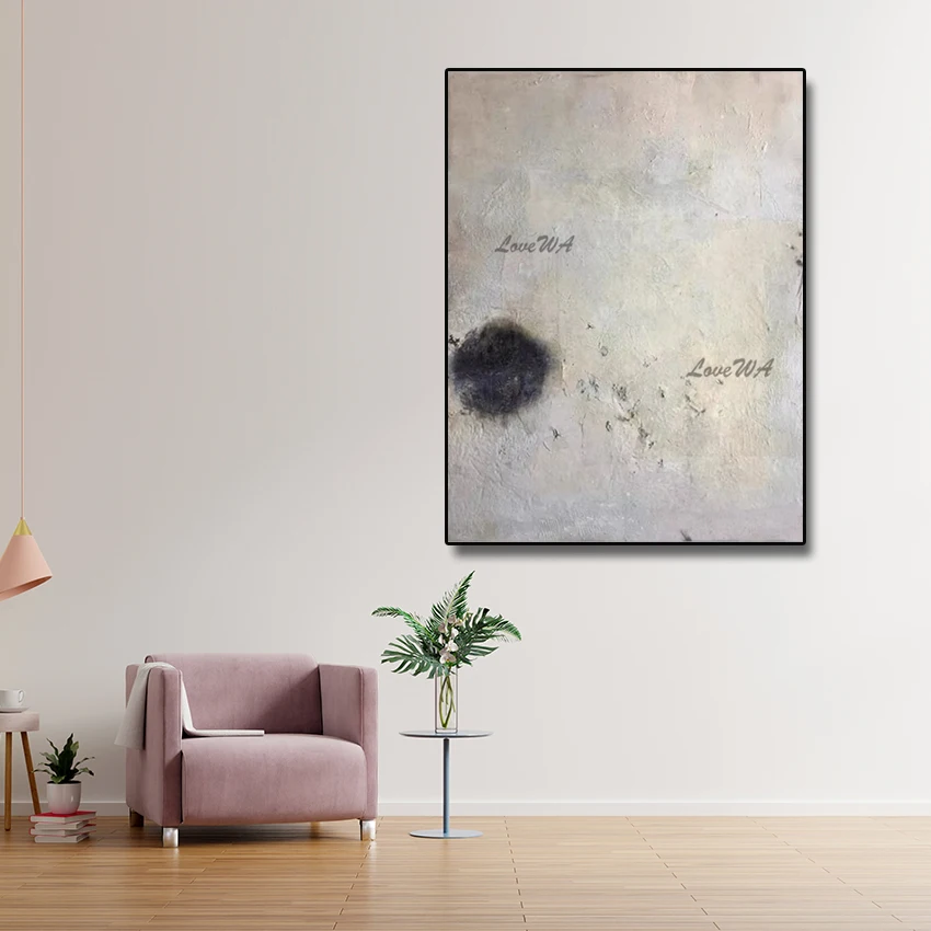 

Ручная роспись абстрактная акриловая живопись, современный декоративный холст, простое произведение искусства, фотографии для гостиной, домашний декор