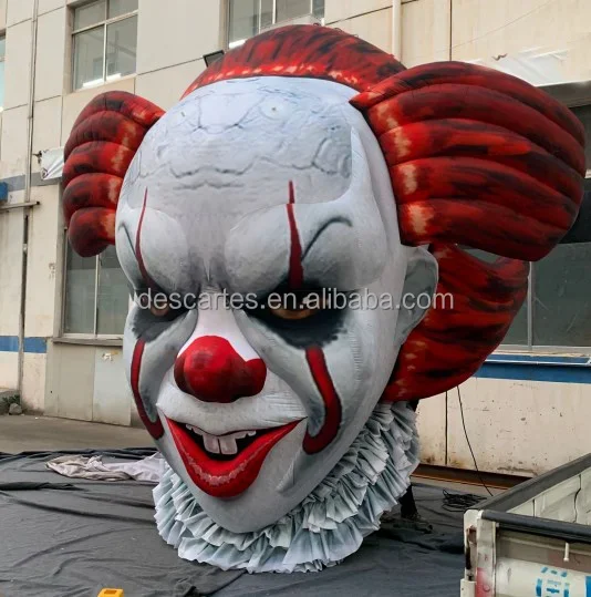 

Replica 3M Tall Halloween Giant Inflatable Clown Monster Models For Nightclub Decoration