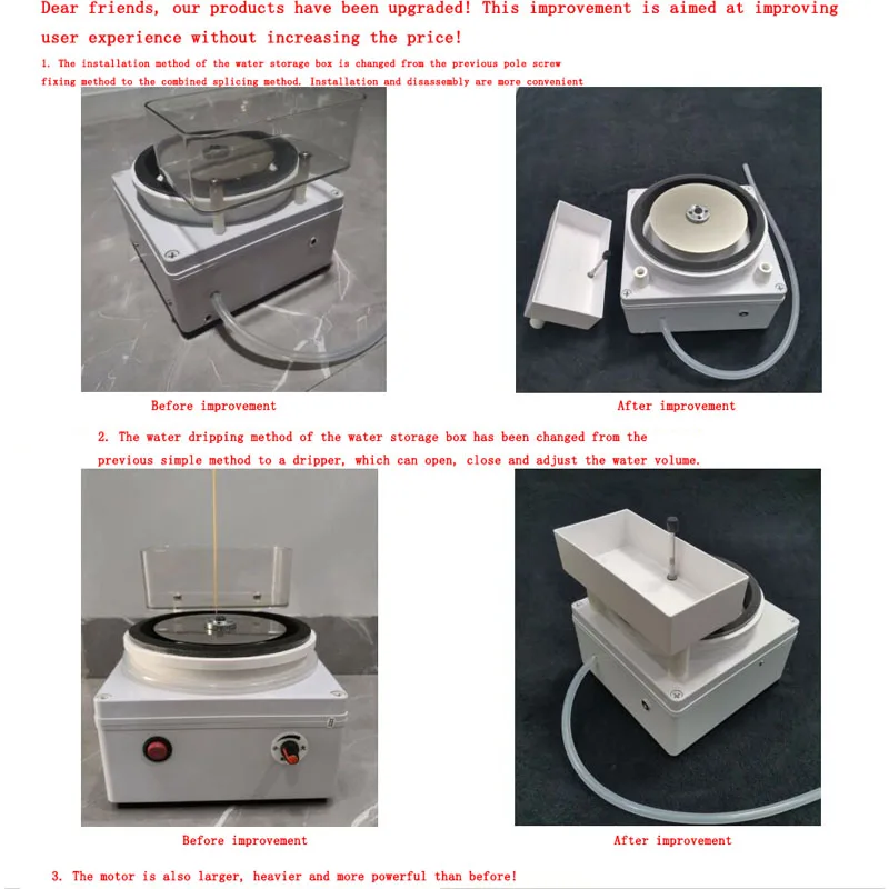 Portable Sharpener/Lapidary (Water-Cooled), Electric Flat Grinder-125mm Diamond Grinder