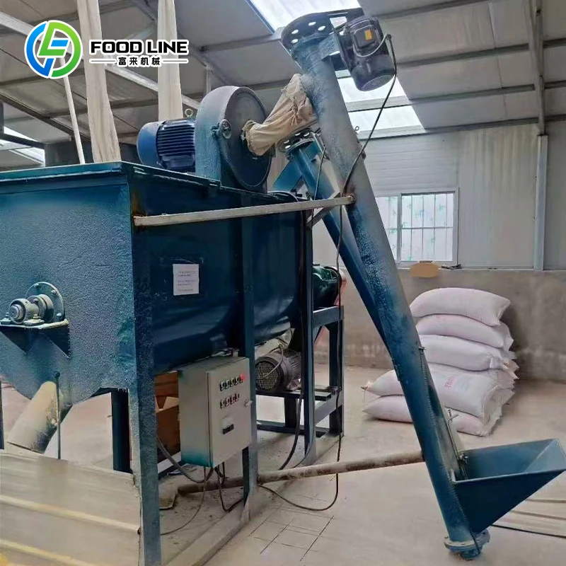 

Electric Horizontal Feed Mixer Grinder Mixer for Feed Manual Chicken Feed Mixer