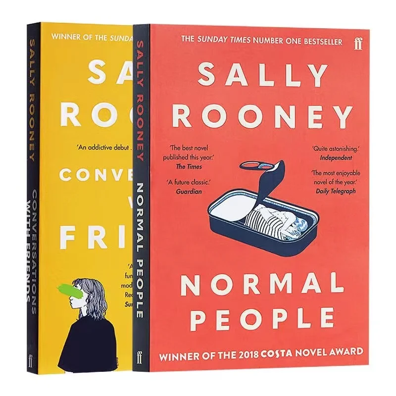 

2 Books/set Sally Rooney Normal People / Conversations with Friends Life Novel Adult Bed Time Reading Books Fiction