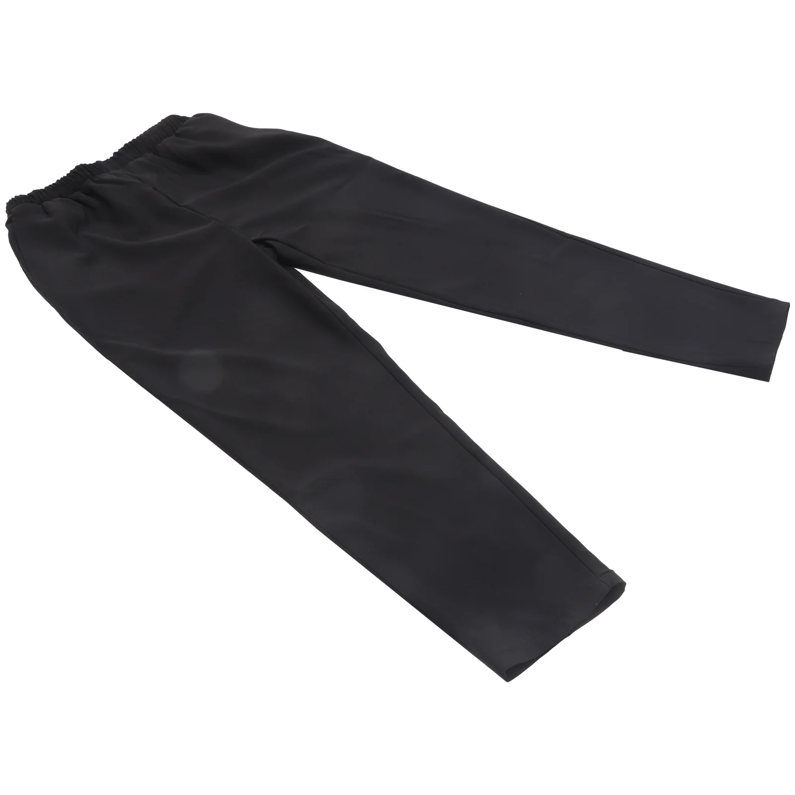 Paire de vêtements de travail de chef pour femme, tissu respirant, pantalon cargo, noir