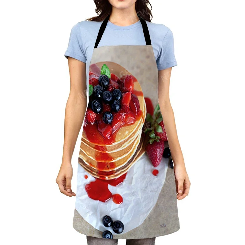 nordic Aesthetic Women kitchen apron kids original Children Waterproof girl princess waiter work apron oil proof boho plant