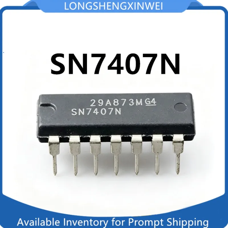 1PCS SN7407N 7407 Direct DIP-14 New Original Six Phase Inverted Buffer/Driver in Stock