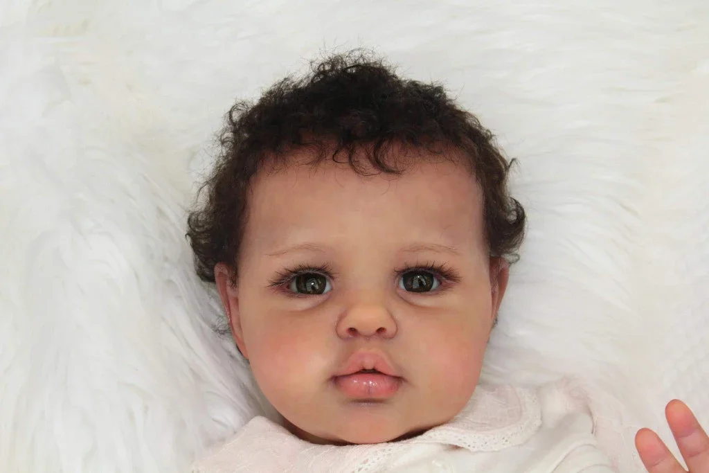 DLS 22Inch Ellie Reborn Baby Doll Finshed Doll High Quality Hand Paint Multiple layers with Visible Veins