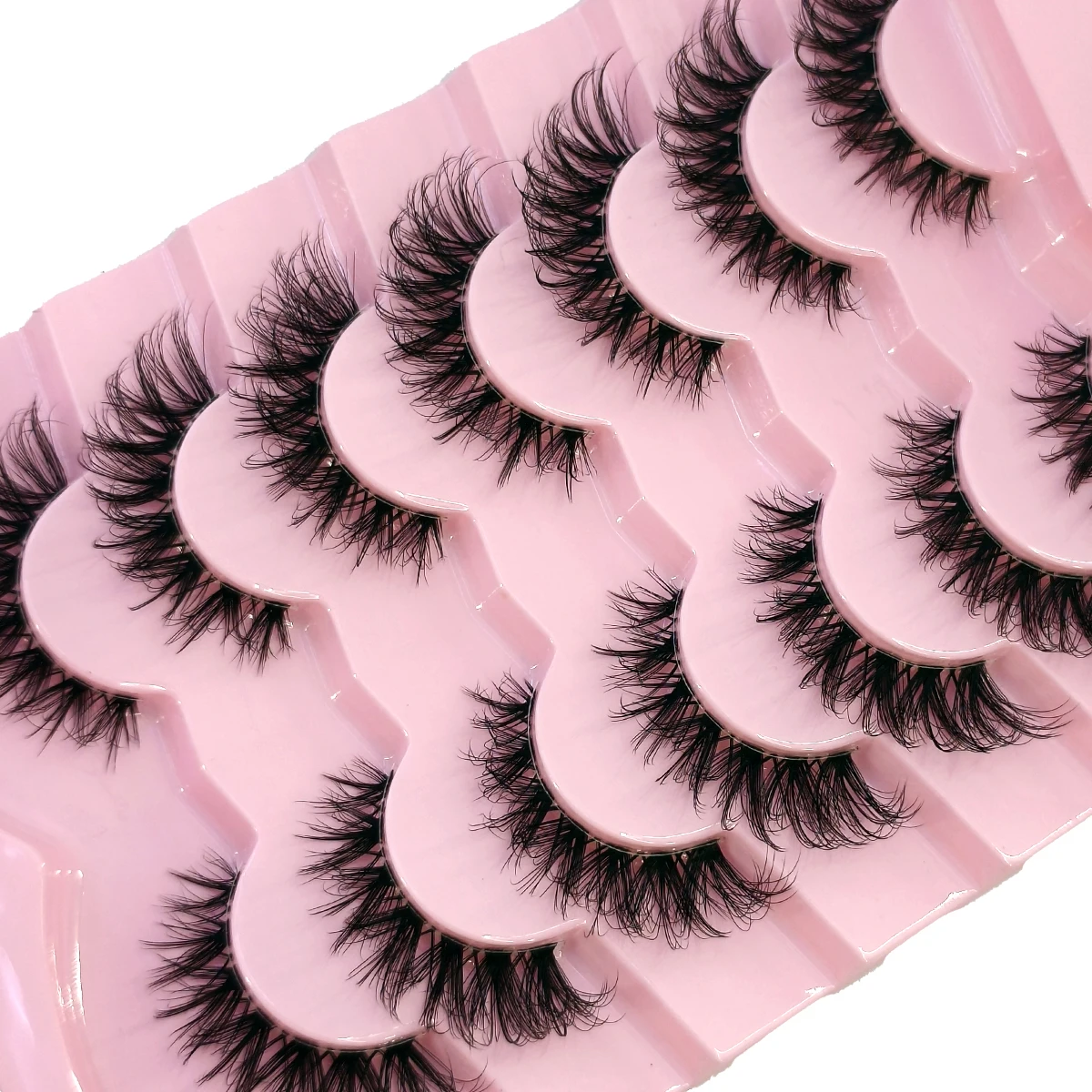 New7 Pairs Natural Lashes Full - Eyelash Extension Human Hair review and price