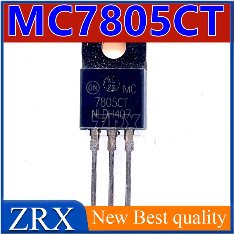 5Pcs/Lot Newly imported MC7805CT 5V/1.5A three terminal voltage regulator chip with voltage regulator IC directly inserted into