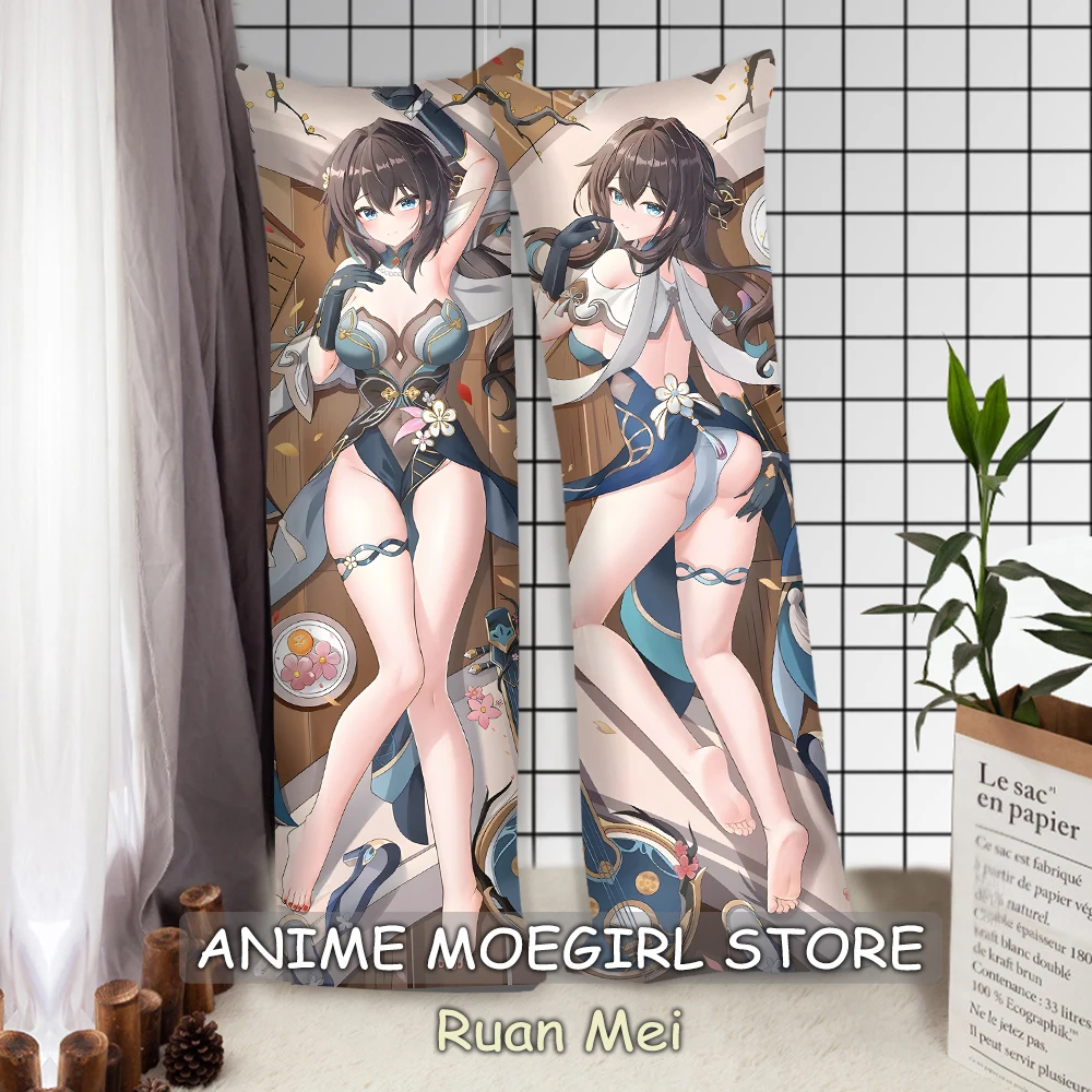 

Аниме Ruan Mei Постельное белье Наволочка Игра Honkai Star Rail Ruan Mei Декор Пледы Наволочки Otaku King Чехлы Dakimakura