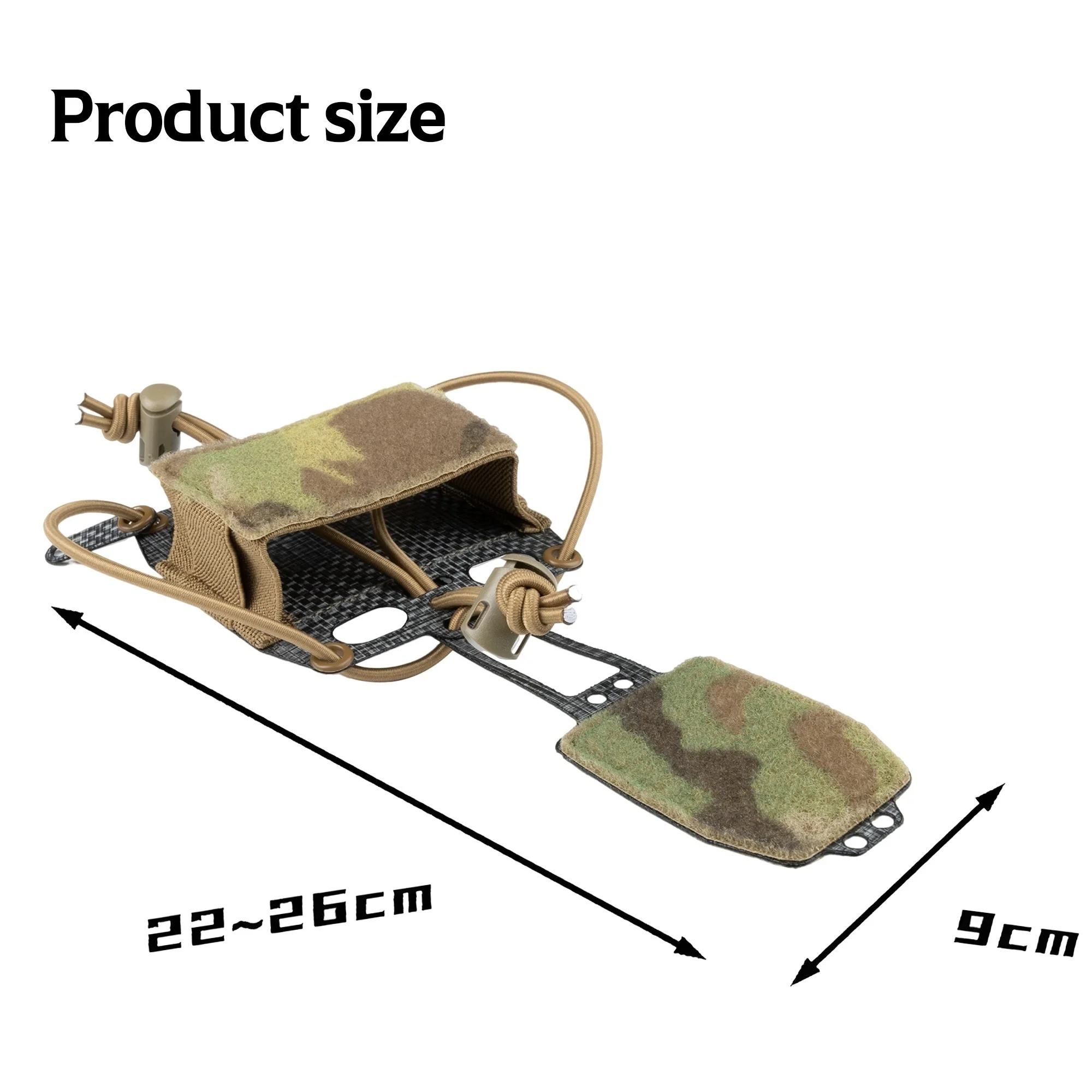 PVS31 Battery Retention System Tactical Helmet Battery Pouch Laser Cut Tegri Airsoft Paintball Helmet Accessories Batteries Stor